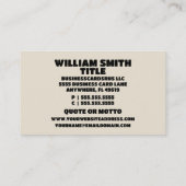 ライタータイプライターバラ 名刺 (裏面)