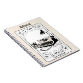 ライタータロットカードパーソナライズされた作家 ノートブック (右側)