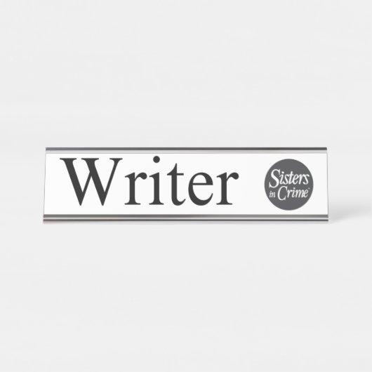 ライターデスクプレート デスクネームプレート (正面)