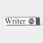 ライターデスクプレート デスクネームプレート (正面)