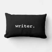 ライターブラック ランバークッション (正面)