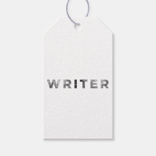 ライタープレス黒 ギフトタグ (正面)