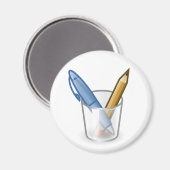 ライターペン鉛筆カップ マグネット (正面/裏面)