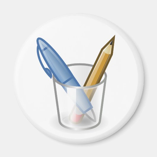 ライターペン鉛筆カップ マグネット (正面)