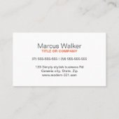 ライターモダンシンプルパブリッシャーエディタ 名刺 (裏面)