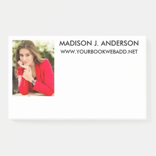 ライター作家の写真 ポストイット (正面)