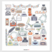 ライター作家の対応 シール (シート)