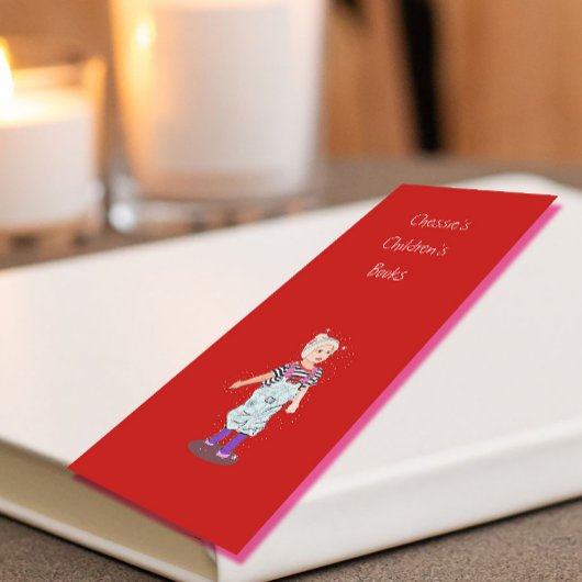 ライター作家イメージプロフェッショナル赤 スキニー名刺