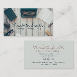 ライター作家クールヴィンテージタイプライタープロフェッショナル 名刺