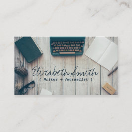 ライター作家クールヴィンテージタイプライタープロフェッショナル 名刺