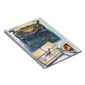 ライター作家ジャーナリスト水彩画 ノートブック (右側)