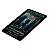 ライター作家ブックカバープロモーション マグネット (左側)