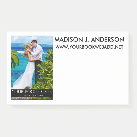 ライター作家ブックカバー ポストイット (正面)