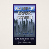 ライター作家プロモーションビッグブックカバーダークブルー (正面)