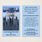 ライター作家プロモーションビッグブックカバー事業 (正面&裏面)