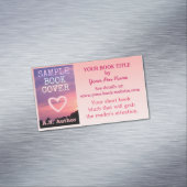 ライター作家プロモーションブックカバーピングラデーションク マグネット名刺 (インサイチュ)