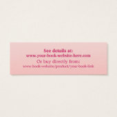 ライター作家プロモーションブックカバー小ピンク (裏面)