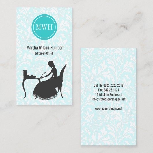 ライター作家名刺 名刺 (正面/裏面)