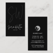 ライター作家筆記用モノグラム 名刺 (正面/裏面)