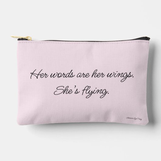 ライター旅行バッグ アクセサリーポーチ (正面)