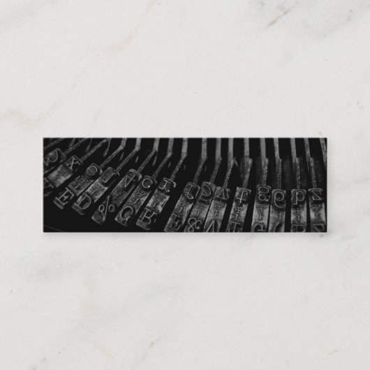 ライター用の名刺 スキニー名刺 (正面)
