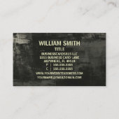 ライター素朴名刺 名刺 (裏面)