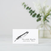 ライター/エディタ/作家名刺 名刺 (スタンド正面)