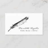 ライター/エディタ/作家名刺 名刺 (正面)