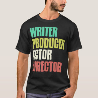 ライター プロデューサー 俳優 監督 演劇 映画 クリエイター Tシャツ