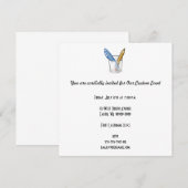 ライター ペン 鉛筆 コップ 招待状 (正面/裏面)