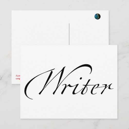 ライター ポストカード (正面/裏面)