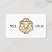 ライター/作家アンティーク クラシカル 名刺 (裏面)