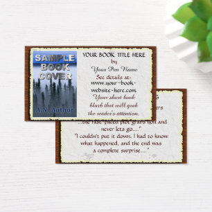 ライター/作家プロモーションブックカバー:古い紙