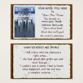 ライター/作家プロモーションブックカバー:古い紙 (正面&裏面)