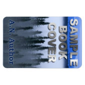 ライター/作家プロモーション：ブックカバー表示 マグネット (横)