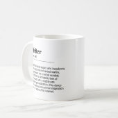 ライター/作家定義、引用文 コーヒーマグカップ (正面左)