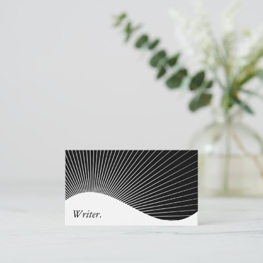 ライター 名刺 (スタンド正面)