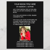 ライター 著者 本の表紙 | 著者写真 裏 大 チラシ (裏面)