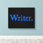 ライター：青文字 キャンバスプリント (インサイチュ (ウッドフロア))