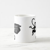ライターMonkeおもしろいタイプライターInfinity コーヒーマグカップ (中央)
