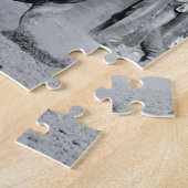 ライダぶら下がったーが牛をバクする ジグソーパズル (側面)