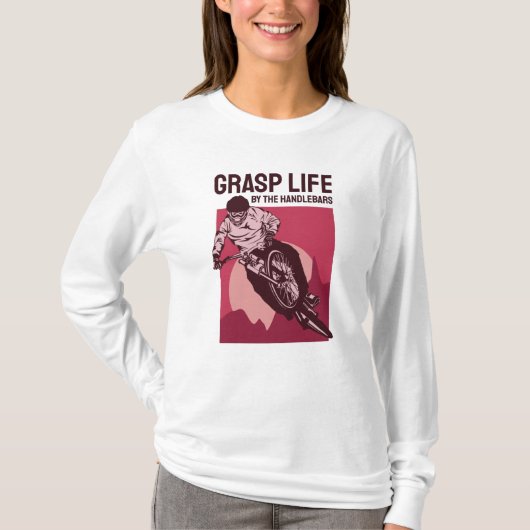 ライダカッコいいーデザイン – ライフの把握 Tシャツ (正面)