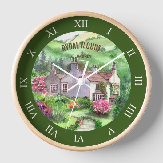 ライダル山ウィリアム・ワーズワースズホーム 壁時計 (正面)