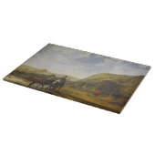 ライダーとの川の景色、Aelbert Cuyp カッティングボード (角)