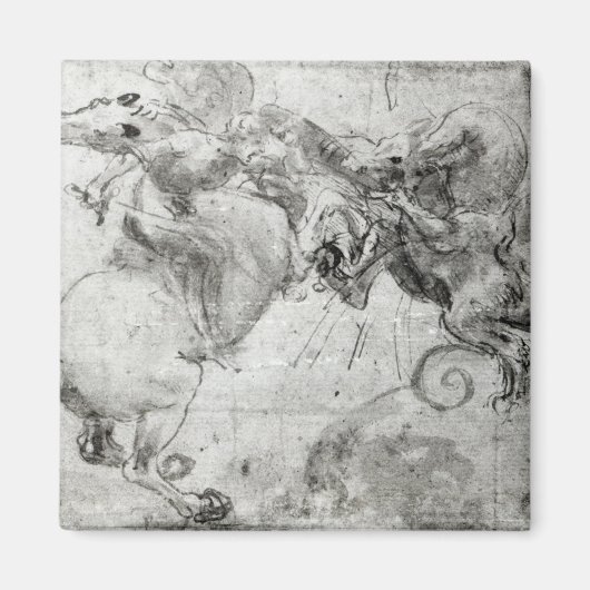 ライダーとドラゴンの戦い, c.1482 マグネット (正面)