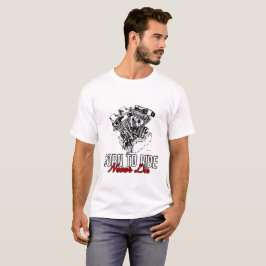 ライダーに生まれついてTシャツ Tシャツ