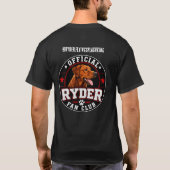 ライダーのプレミアムアートがアクションを捉える Tシャツ (裏面)