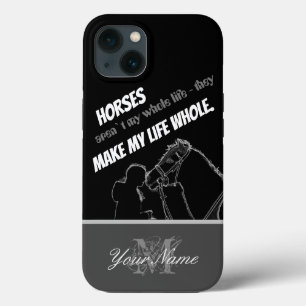 ライダーの選択：馬は私の人生を完全にする！ iPhone 13ケース