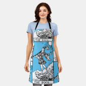 ライダーウェイテタロット専攻のアルカナザフール エプロン (着用した状態)