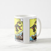 ライダーウェイテタロット専攻のアルカナザフール コーヒーマグカップ (正面右)